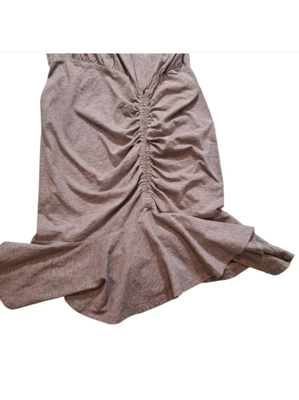 Veronica Beard Gray Ruched Short Sleeve Dress Small - Picture 4 of 9